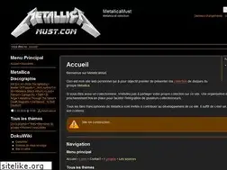 Sites similar to metallicamust.com