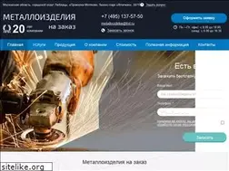 Sites similar to metalloizdelia.ru
