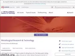 Sites similar to metallurgical-research.org