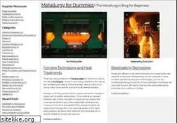 Sites similar to metallurgyfordummies.com