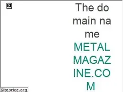 Sites similar to metalmagazine.com