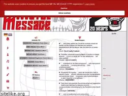 Sites similar to metalmessage.de