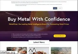 Sites similar to metalminer.com