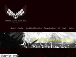 Sites similar to metalmusicbookings.com