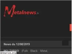 Sites similar to metalnews.fr