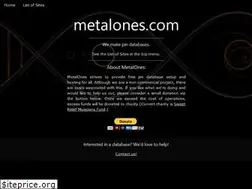 Sites similar to metalones.com