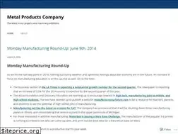 Sites similar to metalproductsblog.com