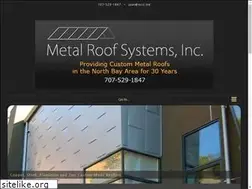 Sites similar to metalroofsystemsinc.com