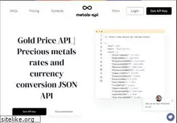 Sites similar to metals-api.com
