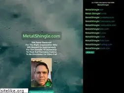 Sites similar to metalshingle.com