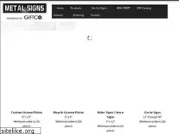 Sites similar to metalsigns.com