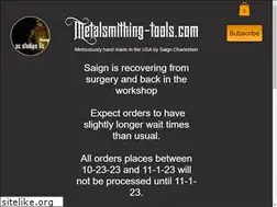 Sites similar to metalsmithing-tools.com
