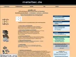 Sites similar to metaltec.de
