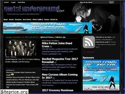 Sites similar to metalunderground.com