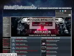 Sites similar to metaluniverse.net