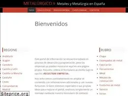 Sites similar to metalurgico.es