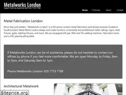 Sites similar to metalworkslondon.com