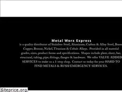 Sites similar to metalworxexpress.com