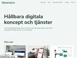 Sites similar to metamatrix.se