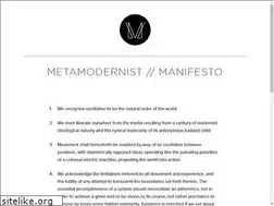 Sites similar to metamodernism.org