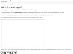 Sites similar to metapages.org