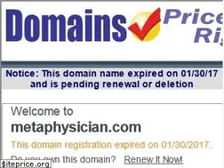 Sites similar to metaphysician.com