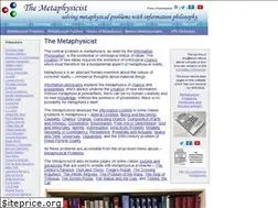 Sites similar to metaphysicist.com