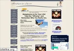 Sites similar to metaphysics-for-life.com