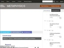 Sites similar to metaphysicsjournal.com