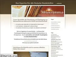 Sites similar to metascriptum.de