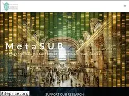 Sites similar to metasub.org