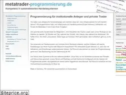 Sites similar to metatrader-programmierung.de