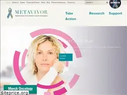 Sites similar to metavivor.org
