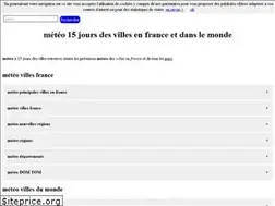 Sites similar to meteo-des-villes.net