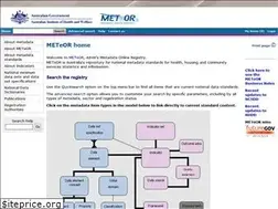 Sites similar to meteor.aihw.gov.au