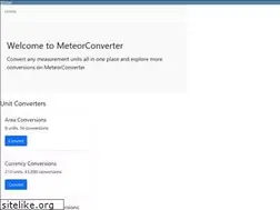 Sites similar to meteorconverter.com
