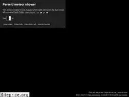 Sites similar to meteorshowers.org