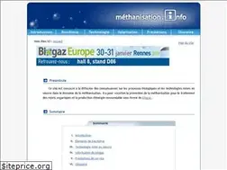 Sites similar to methanisation.info