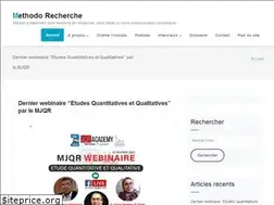 Sites similar to methodorecherche.com
