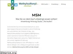 Sites similar to methylsulfonylmethan.com