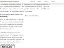 Sites similar to metiers-industries-alimentaires.com