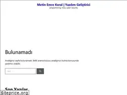 Sites similar to metinemrekoral.com.tr