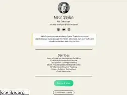Sites similar to metinsaylan.com