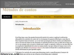 Sites similar to metodosdeconteoaaj.blogspot.com