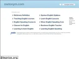 Sites similar to metonym.com
