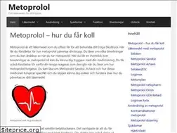 Sites similar to metoprolol.se