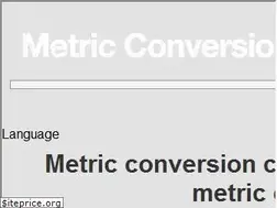 Sites similar to metric-conversions.com