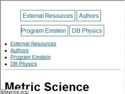 Sites similar to metric.science