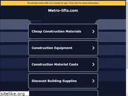 Sites similar to metro-lifts.com