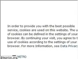 Sites similar to metroag.de